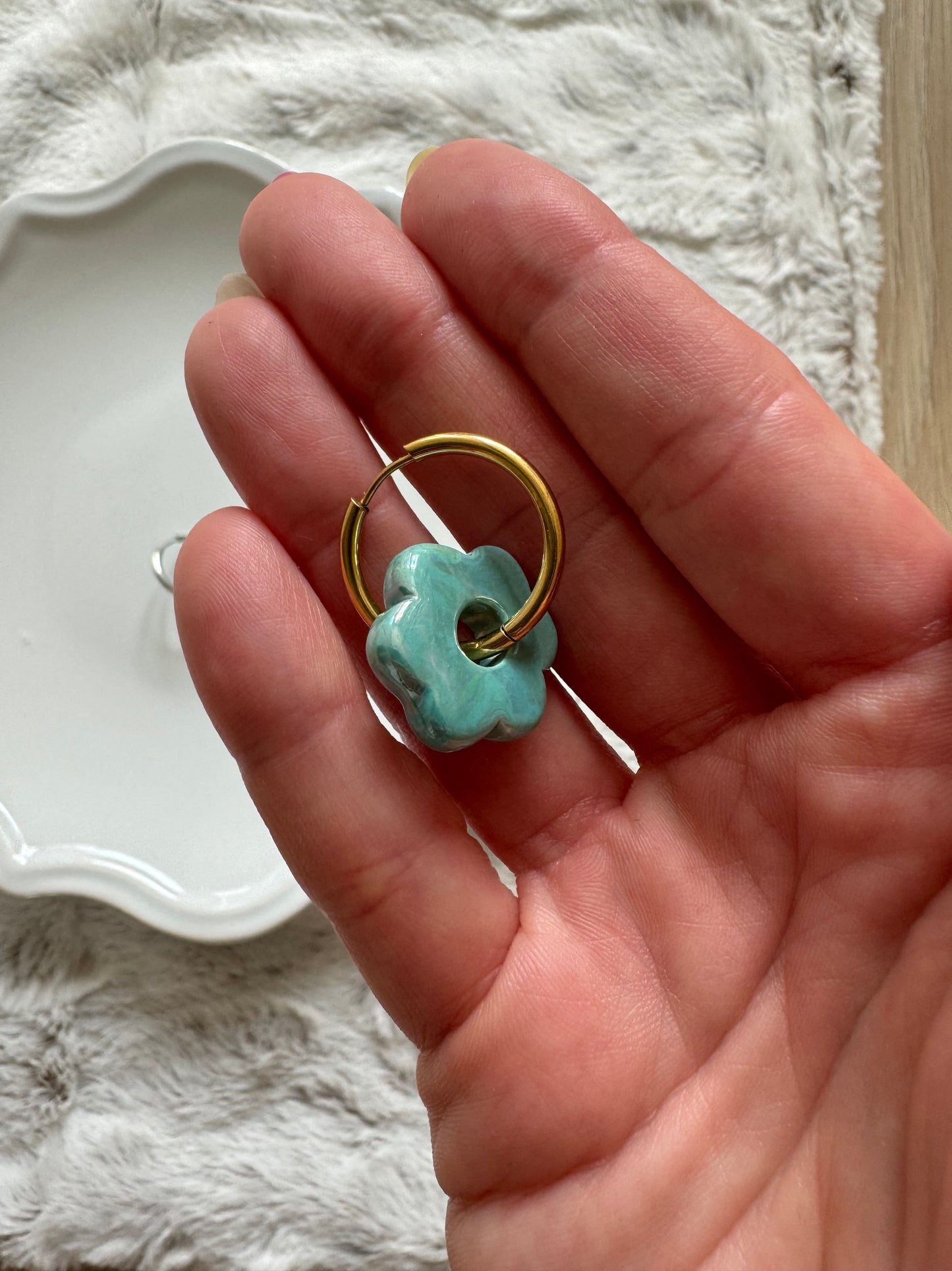 BOUCLES ANGIE TURQUOISE