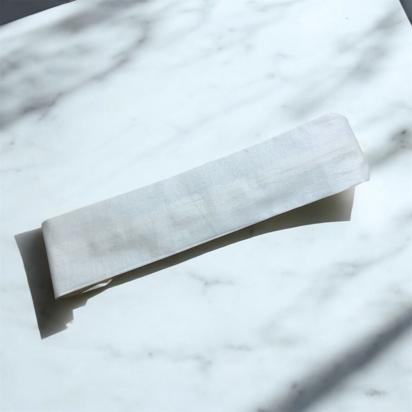 Bandeau blanc écru